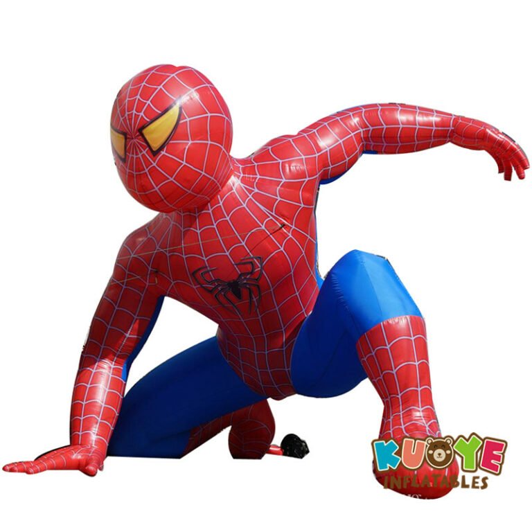 R002 Free Shipping Outdoor Super Inflatable 5m Spiderman Cartoon Model with Blower Replicas for sale