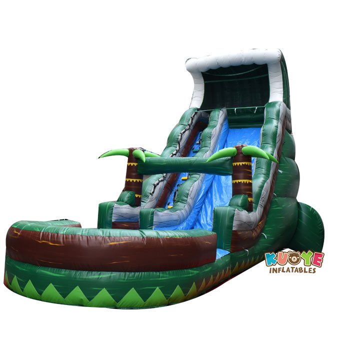 WS042 20FT Tropical Tsunami Water Slide Inflatable Water Slides for sale 3