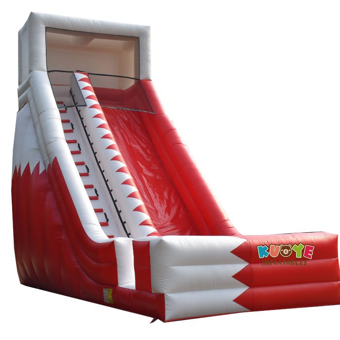 SL032 Flag Custom Inflatable High Slide Inflatable Slides for sale