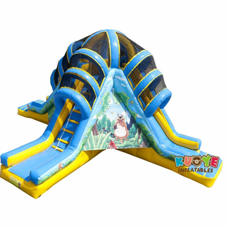 SL026 Inflatable Vulcano Jungle Slide Inflatable Slides for sale
