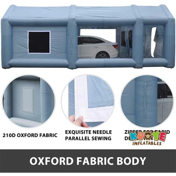 TT008 Portable Mobile Gray Car Spray Paint Inflatable Booth Tent