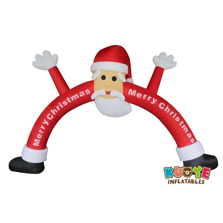 Xmas010 Custom Inflatable Santa Claus Archway Christmas Decoration Xmas Themes for sale