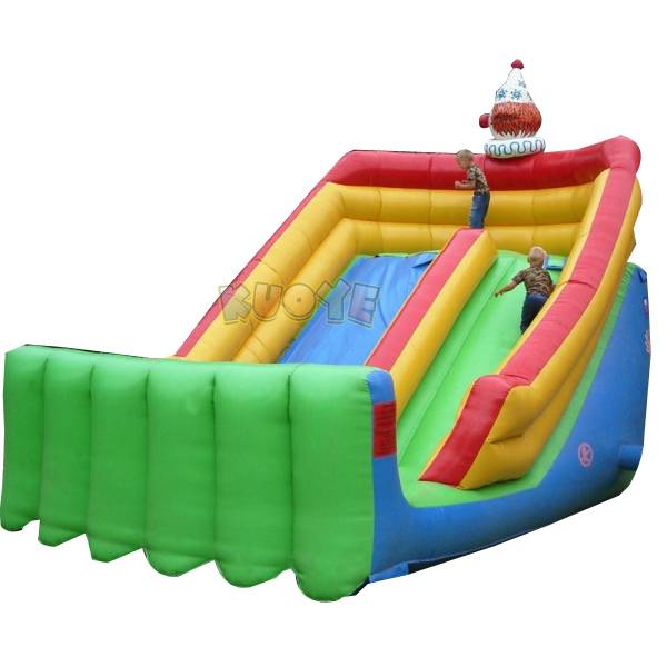 SL047 Circus Clown Fun Slide Inflatable Slides for sale