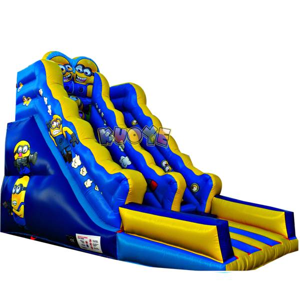 KYSC26 Blue Yellow Minions Slide Inflatable Slides for sale 3