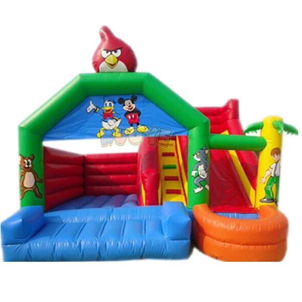 KYCB04 Angry Birds Bouncy Castle Slide Combo Combo Units for sale