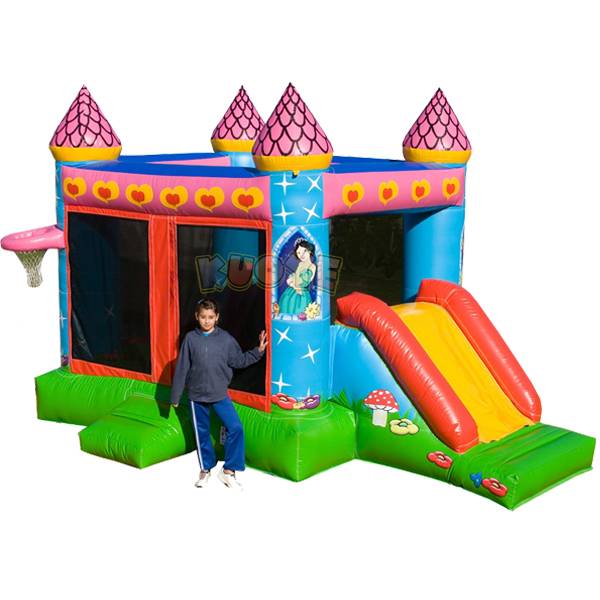 CB1802 Dinosaur Jumping Fun Castle with Slide Combo Units for sale