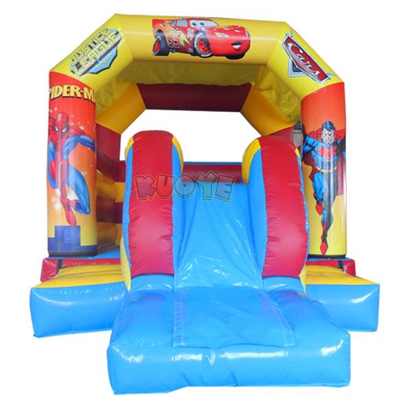 KYCB24 Superheros Bouncy Castle with Slide Combo Units for sale