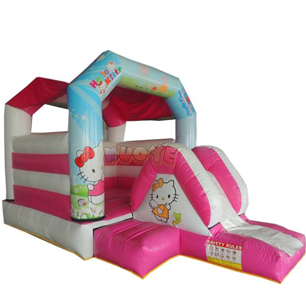 KYCB27 Hello Kitty Bouncy Castle with Slide Combo Units for sale
