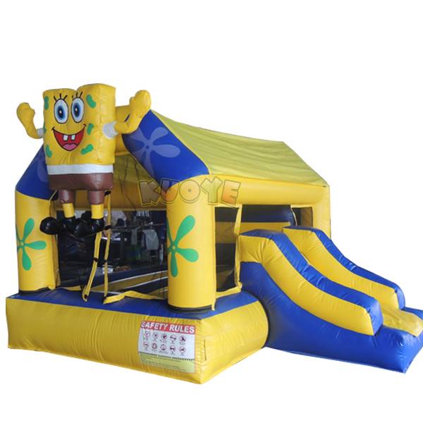 KYCB29 Spongebob Jumping Castle with Slide Combo Units for sale