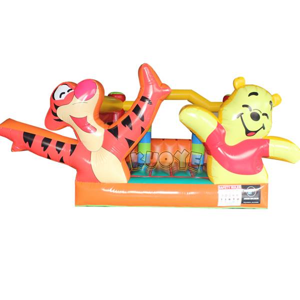 KYC25 Inflatable Castle Winnie The Pooh Bounce Houses / Bouncy Castles for sale