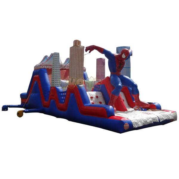 KYOB22 Spiderman Inflatable Obstacle Course Obstacle Courses for sale 3