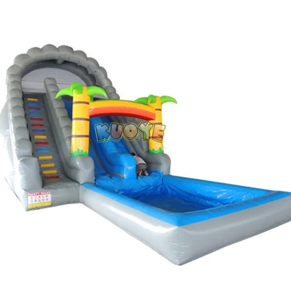 KYSS09 23ft Rainbow Tropical Water Slide