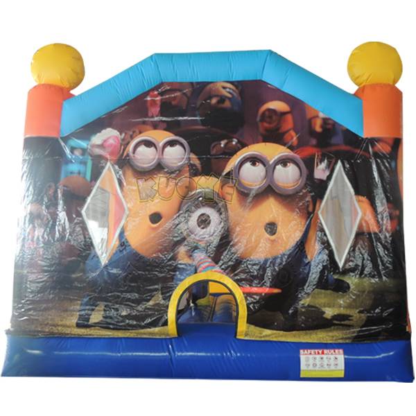 KYC40 Minions Jumping Castle Bounce Houses / Bouncy Castles for sale