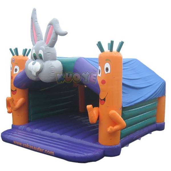 KYC51 Bouncy Castle Rabbit and Carrots Bounce Houses / Bouncy Castles for sale 5