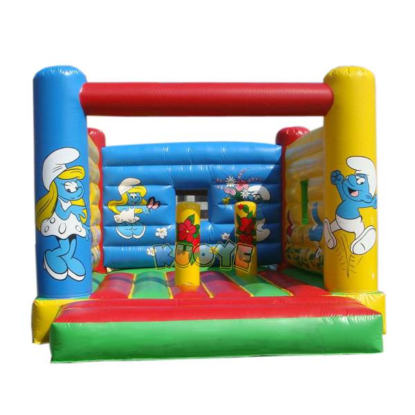 KYC61 Inflatable Castle Smurfs Bounce Houses / Bouncy Castles for sale 3