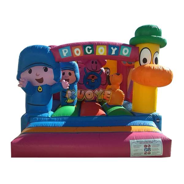 KYC62 Inflatable Castle Pocoyo Bounce Houses / Bouncy Castles for sale