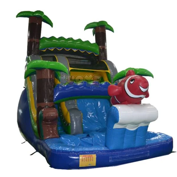 KYSS17 Jungle Slide With Pool Water Slides for sale
