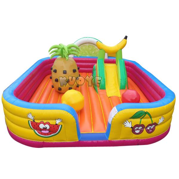KYCB43 Fruits Activity Bouncer Low Height & Open Combo Units for sale