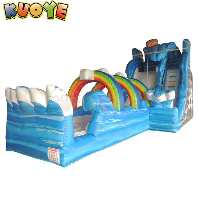 KYSS46 20ft Roaring River Rainbow Wave Water Slide Water Slides for sale 3