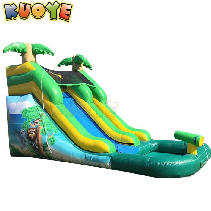 KYSS56 16ft Tropical Shooter Water Slide Water Slides for sale 3