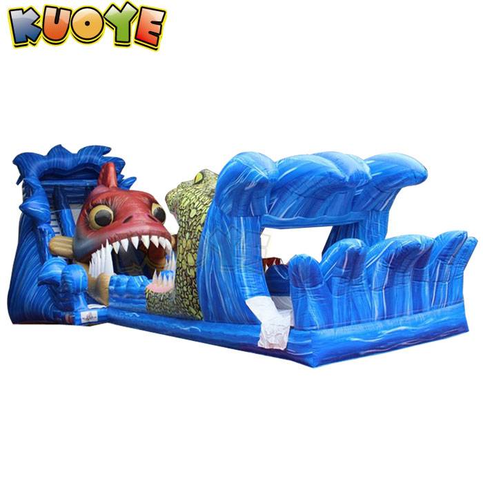 KYSS65 Shark & Crocodile Water Slide Giant Slides for sale