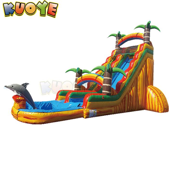 WS1813 Tropical Rainbow Wet Dry Slide Water Slides for sale