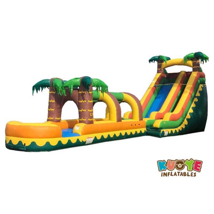 WS011 18ft Tropical Breeze Waterslide with Coconut Run Water Slides for sale 5