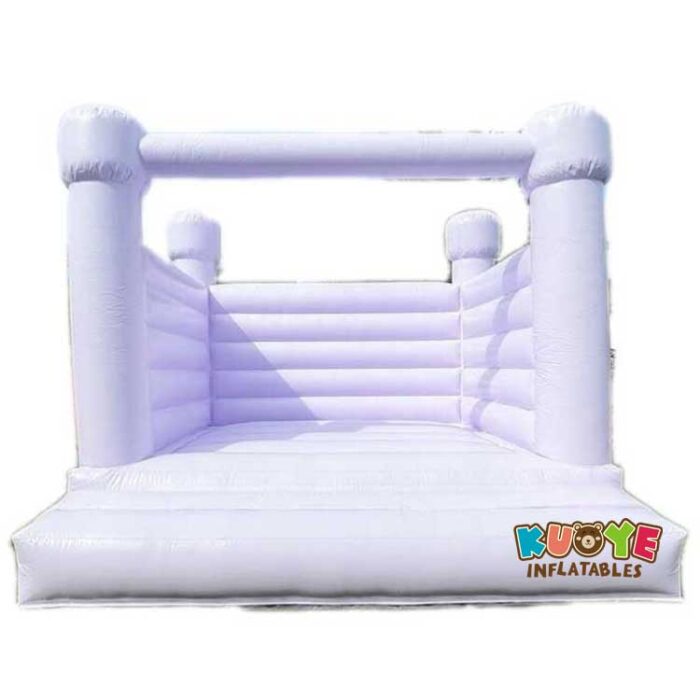 BH088 White Jumping Castle for Wedding Bounce Houses / Bouncy Castles for sale