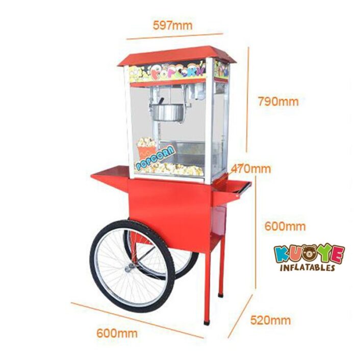 PM002 Commercial Electric Popcorn Machine with Cart Party Supplies for sale 2