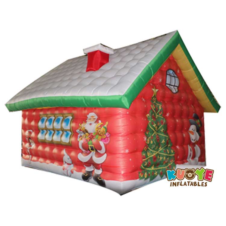 Xmas013 Custom Christmas Santa Decoration House Inflatable Xmas Themes for sale 6