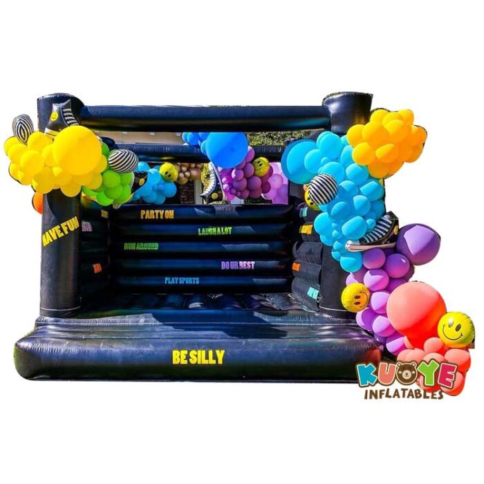 BH059 Black Wedding Jumper Inflatable Bounce Houses / Bouncy Castles for sale