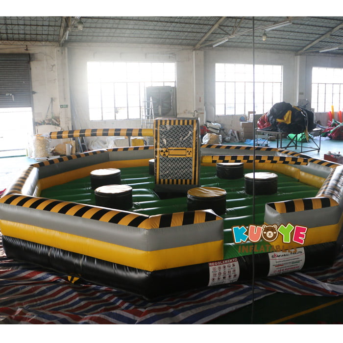 SP1851 8 Players Meltdown Mechanical Inflatable Wipe Out game Sports/Interactive Games for sale 9