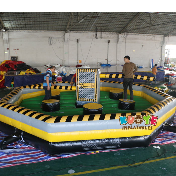 SP1851 8 Players Meltdown Mechanical Inflatable Wipe Out game Sports/Interactive Games for sale 8