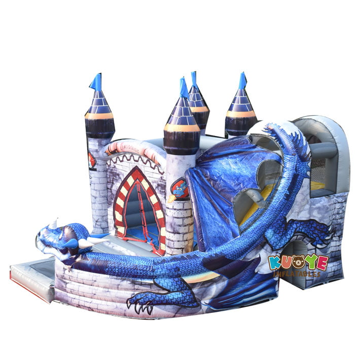 CB040 Dragon Combo Jumping Castle and Slide with Pool Combo Units for sale 5