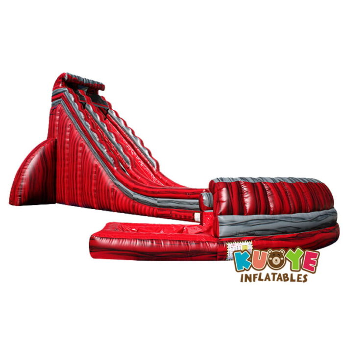 WS1828 40ft Big Red Hurricane Inflatable Water Slide Water Slides for sale