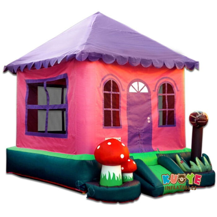 BH1834 Pink Bounce House Bounce Houses for sale