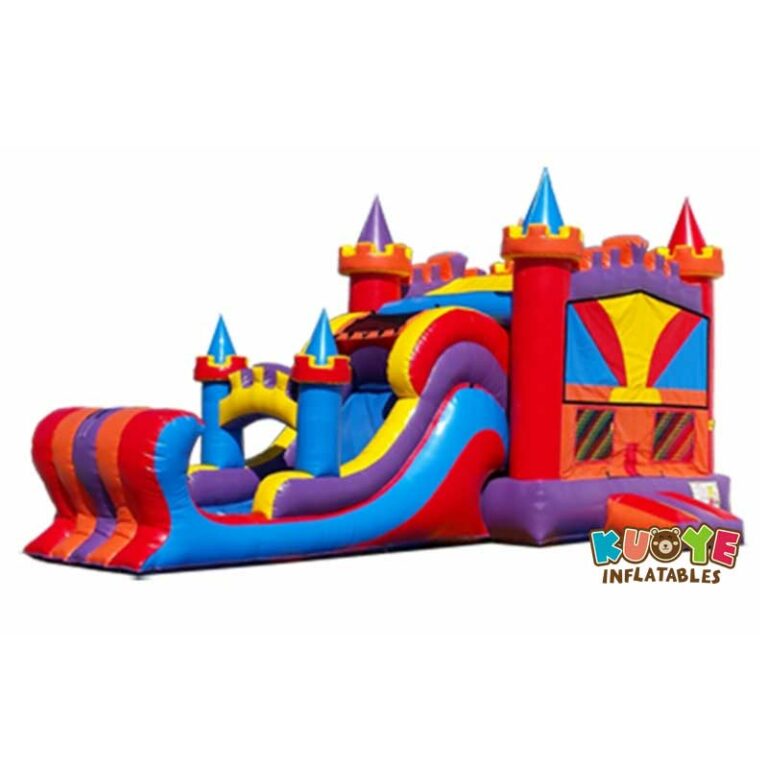 CB023 Castle Bounce House with Slide Combo Units for sale