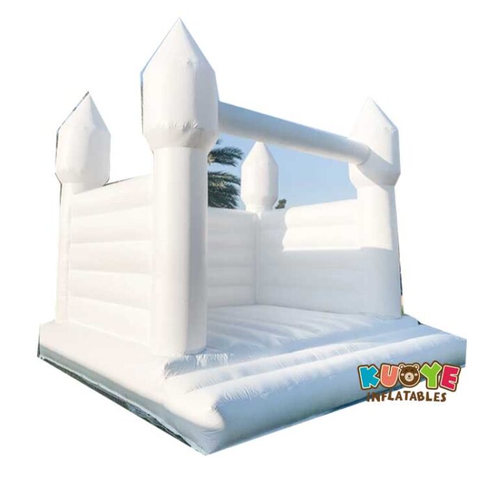BH060 White Wedding Inflatable Bouncer Bounce Houses / Bouncy Castles for sale