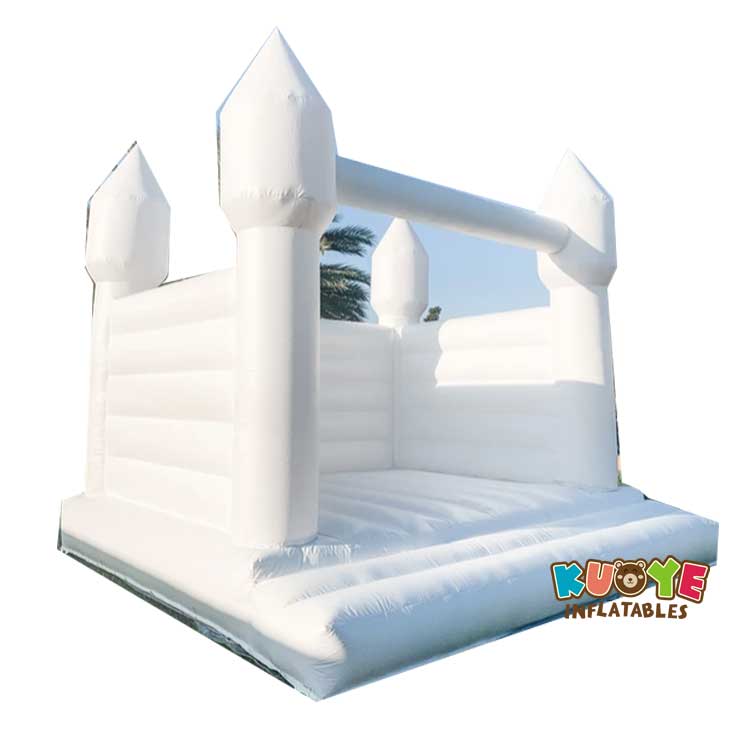 BH060 White Wedding Inflatable Bouncer Bounce Houses / Bouncy Castles for sale 5