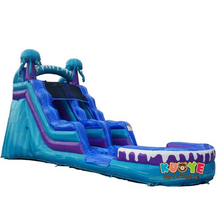 WS066 15 foot Jelly Fish Water Slide with pool Water Slides for sale 5