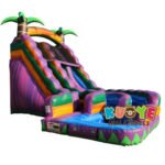 WS016 19ft Tropical Blend Twist Water Slide