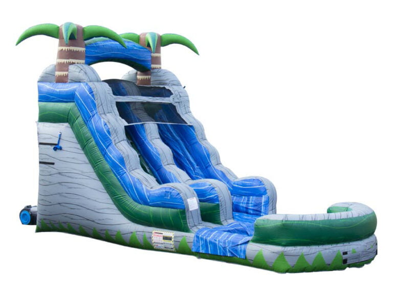 WS020 16ft Boulder Springs Falls Water Slide With Pool Water Slides for sale 5