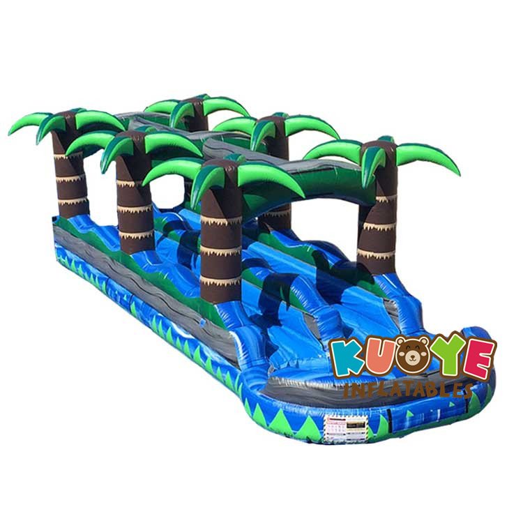 WS022 Palm Tree Dual Lane Slip and Slide Water Slides for sale 5