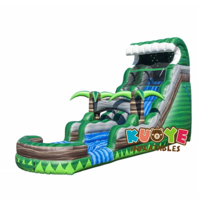 WS028 18ft Emerald Falls Curvy Water Slide Water Slides for sale