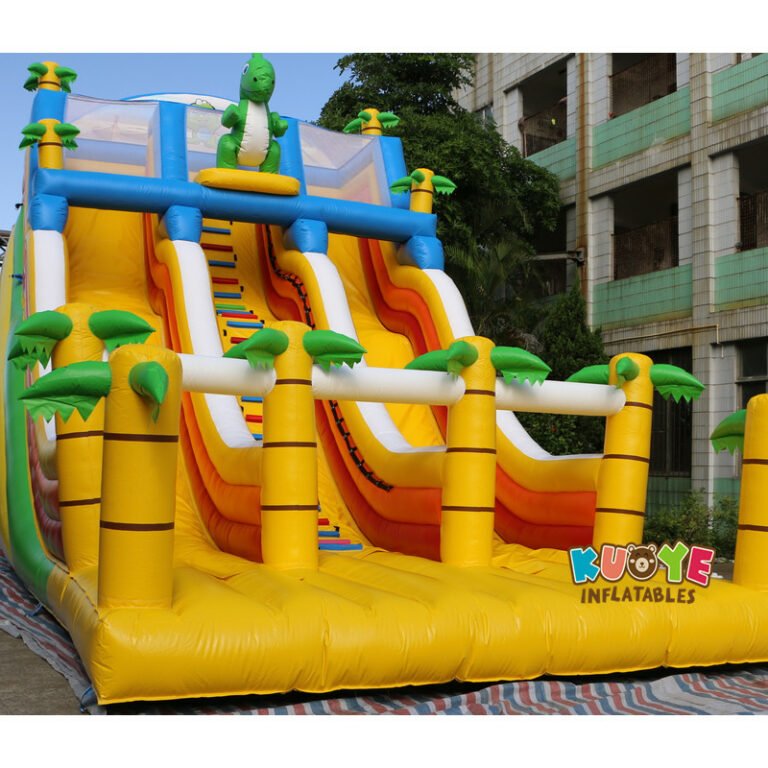 SL028 Giant Inflatable Dinosaur Slide Inflatable Slides for sale 5