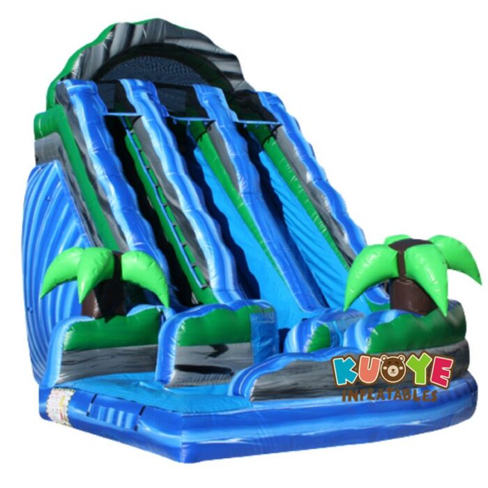 WS1808 18ft Curvy Lava Falls Water Slide Water Slides for sale