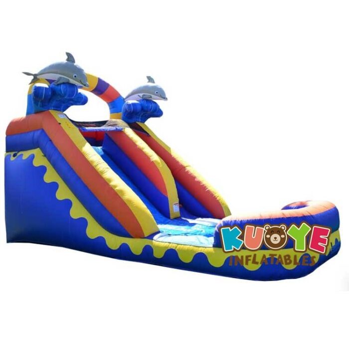WS080 14 FT Dolphin Splash Water Slide Water Slides for sale