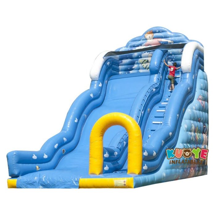 SL024 Inflatable Mega Seaworld Slide Inflatable Slides for sale
