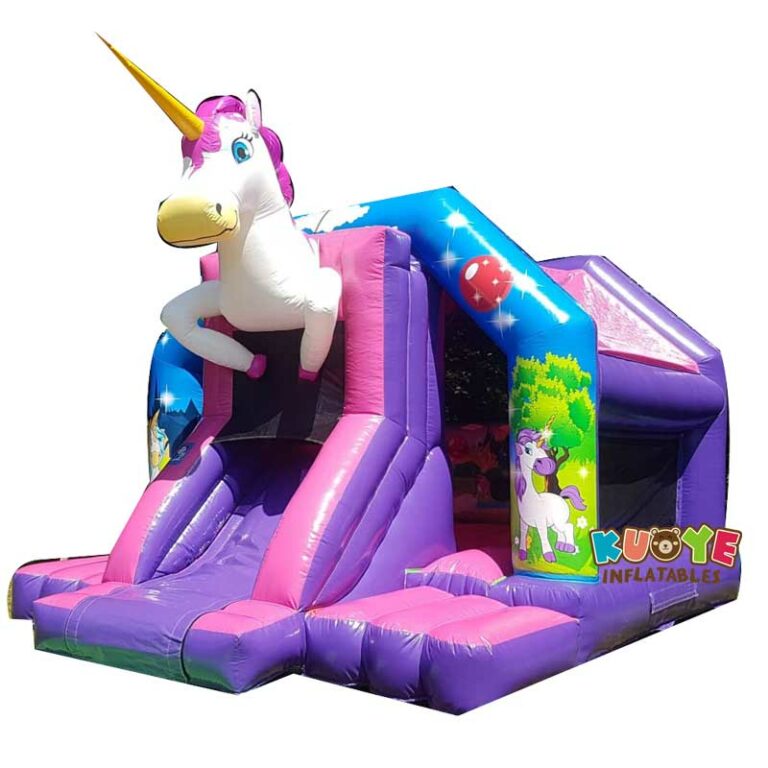CB022 Unicorn Disco Bouncy Castle Combo Units for sale