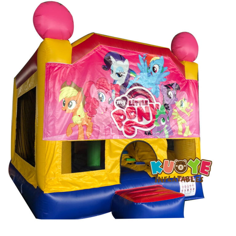 BH015 13′ x 13′ My Little Pony Banner Jumping Castle with Slide Bounce Houses / Bouncy Castles for sale 3